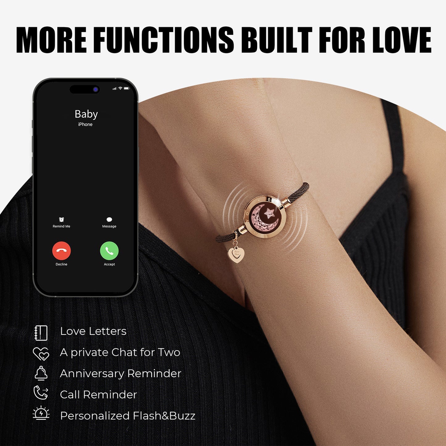 Veloura Smart Couple Bracelet